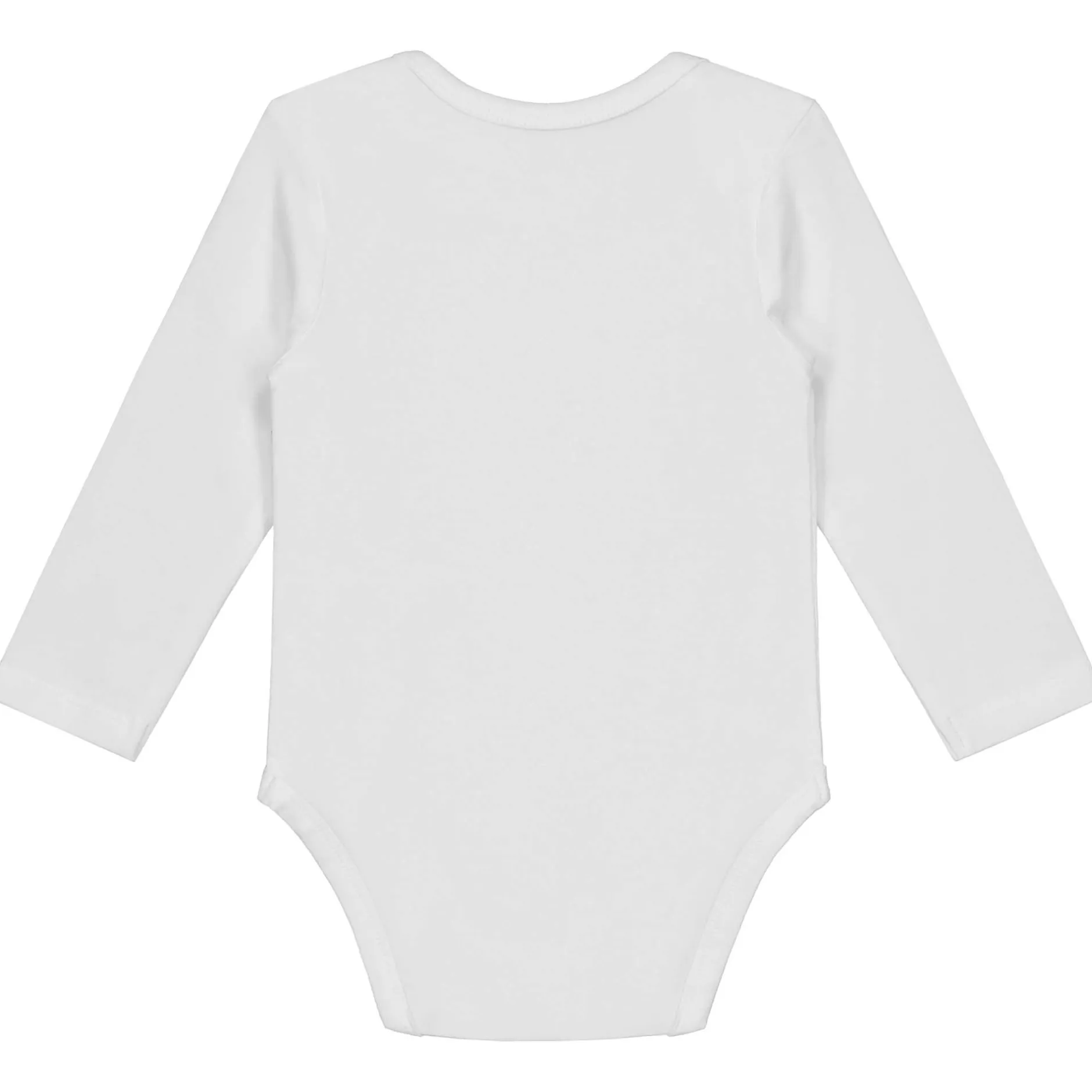 Rompers|Rompers*Prénatal basis romper lange mouwen effen wit White