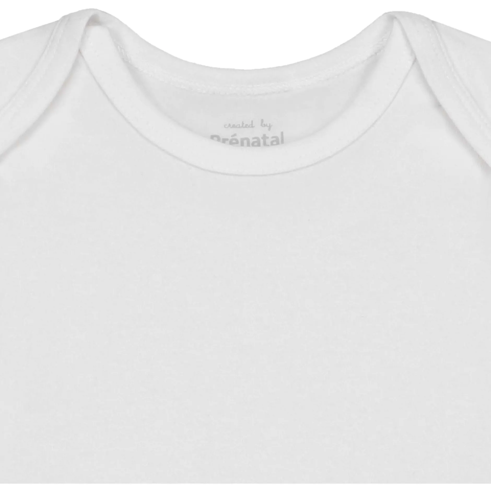 Rompers|Rompers*Prénatal basis romper lange mouwen effen wit White