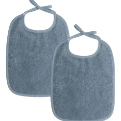 Slabbetjes*Prénatal basis slab 2 stuks blauw