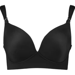 Borstkolven|Bh's*Prénatal beugelloze voedingsbh zwart Black