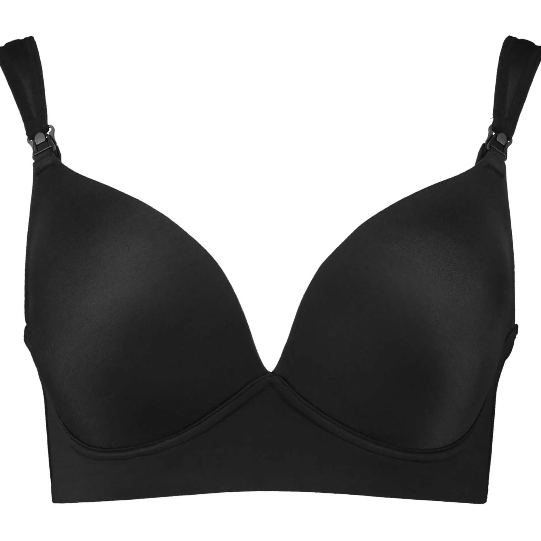Borstkolven|Bh's*Prénatal beugelloze voedingsbh zwart Black