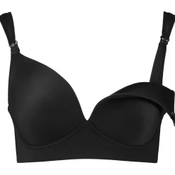 Borstkolven|Bh's*Prénatal beugelloze voedingsbh zwart Black