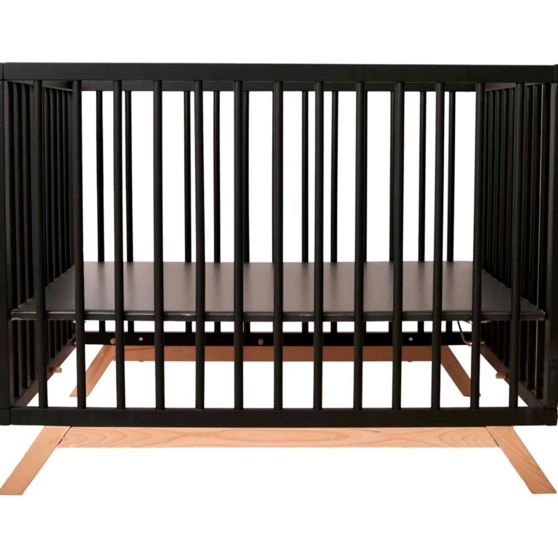 Boxen*Prénatal box Savi zwart & boxmatras Ellis