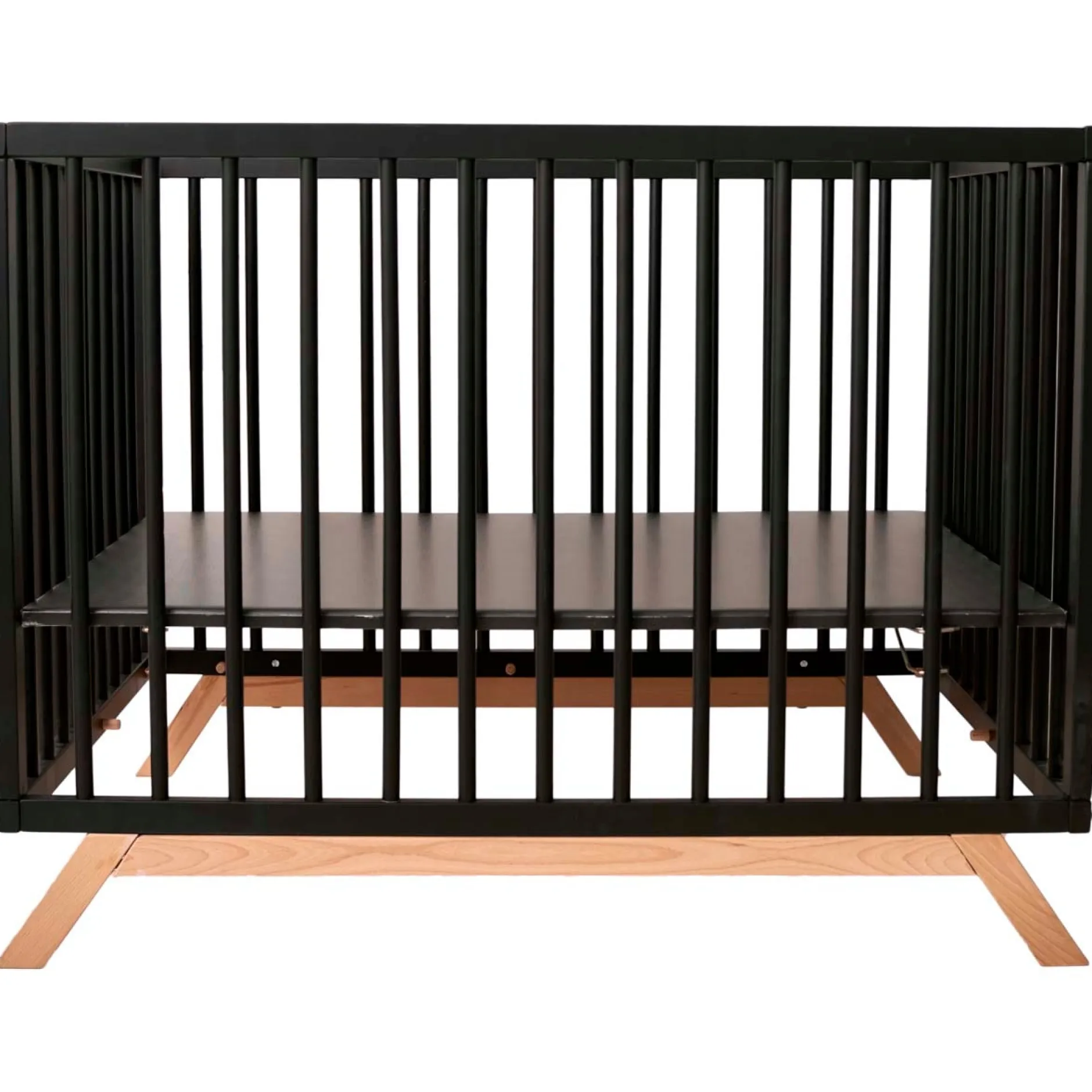 Boxen*Prénatal box Savi zwart & boxmatras Ellis