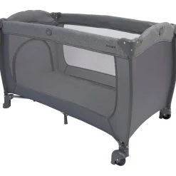 Campingbedden*Prénatal campingbed Beau Grey Melee Light