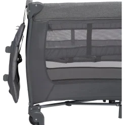 Campingbedden*Prénatal campingbed Beau Grey Melee Light