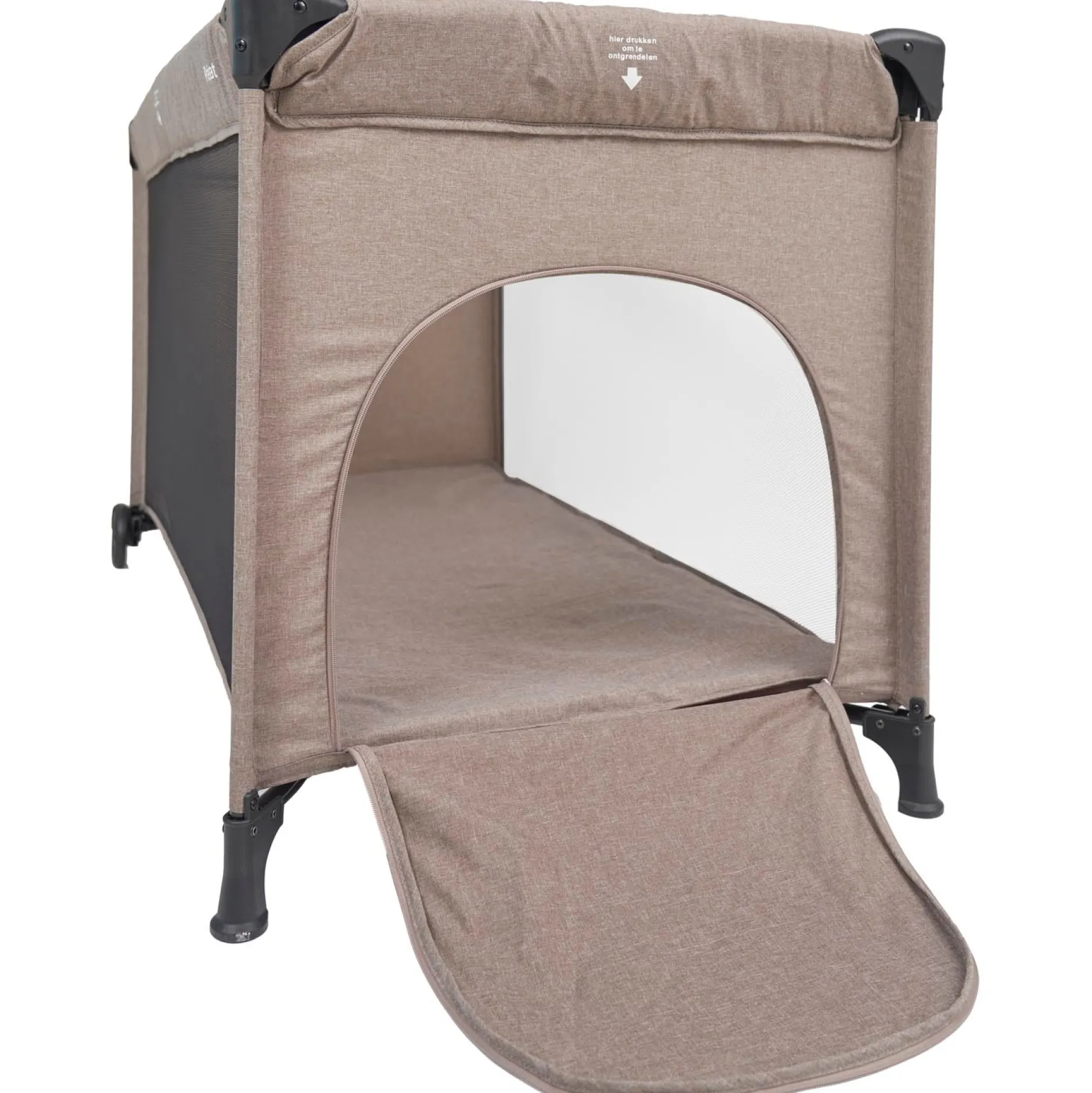 Campingbedden*Prénatal campingbed Sinne Taupebrown
