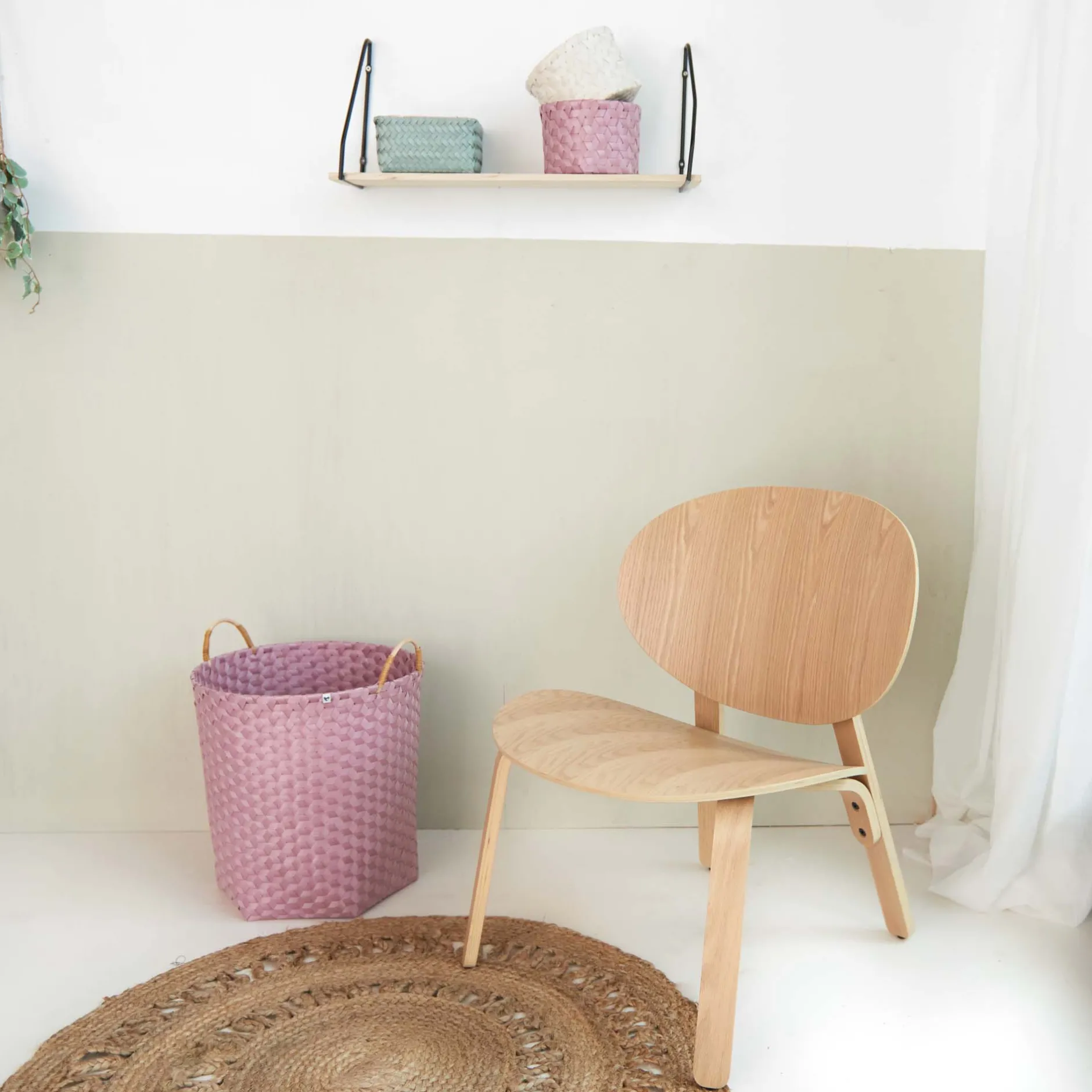 Manden & Dozen*Prénatal commode/cadeaumand roze