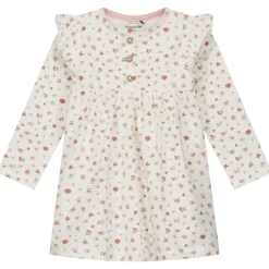 Mutsjes & Haarbandjes|Jurken*Prénatal Hello new day newborn jurk & tulband muts Powder Pink