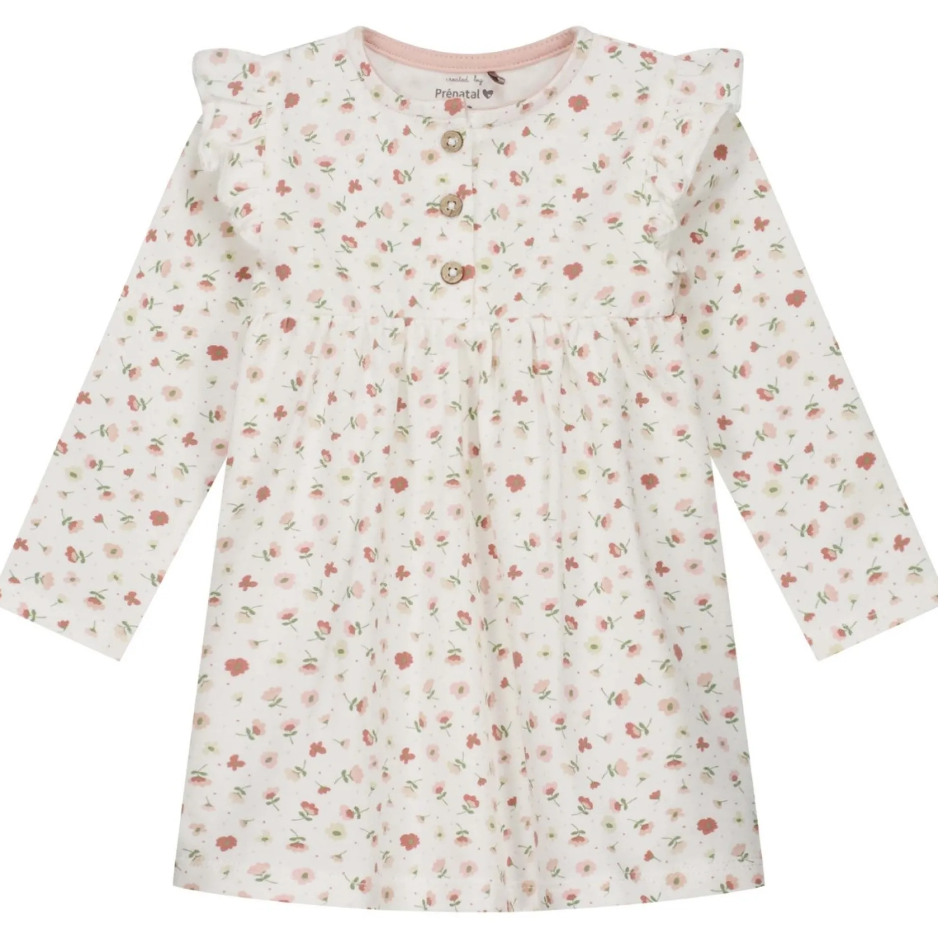 Mutsjes & Haarbandjes|Jurken*Prénatal Hello new day newborn jurk & tulband muts Powder Pink
