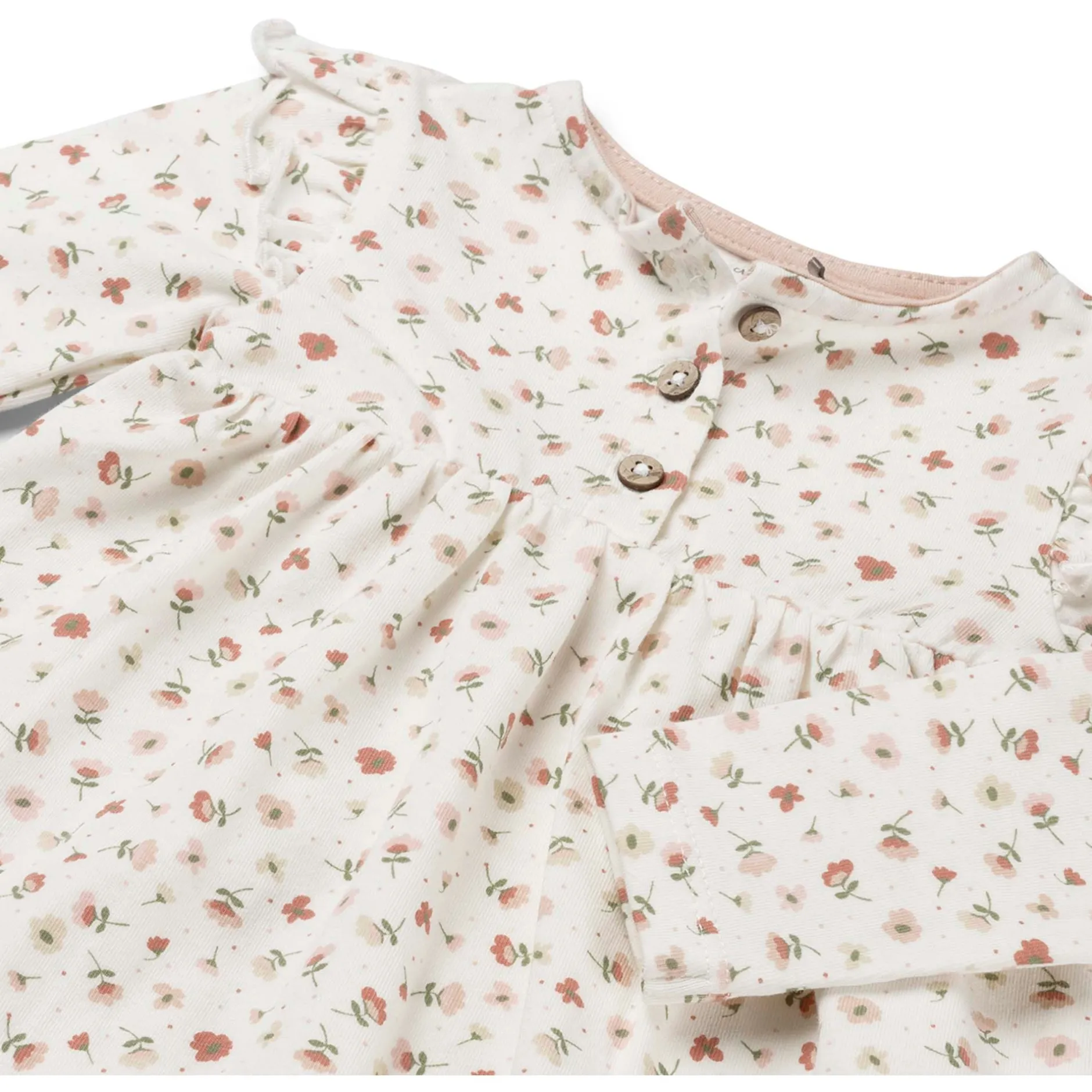 Mutsjes & Haarbandjes|Jurken*Prénatal Hello new day newborn jurk & tulband muts Powder Pink