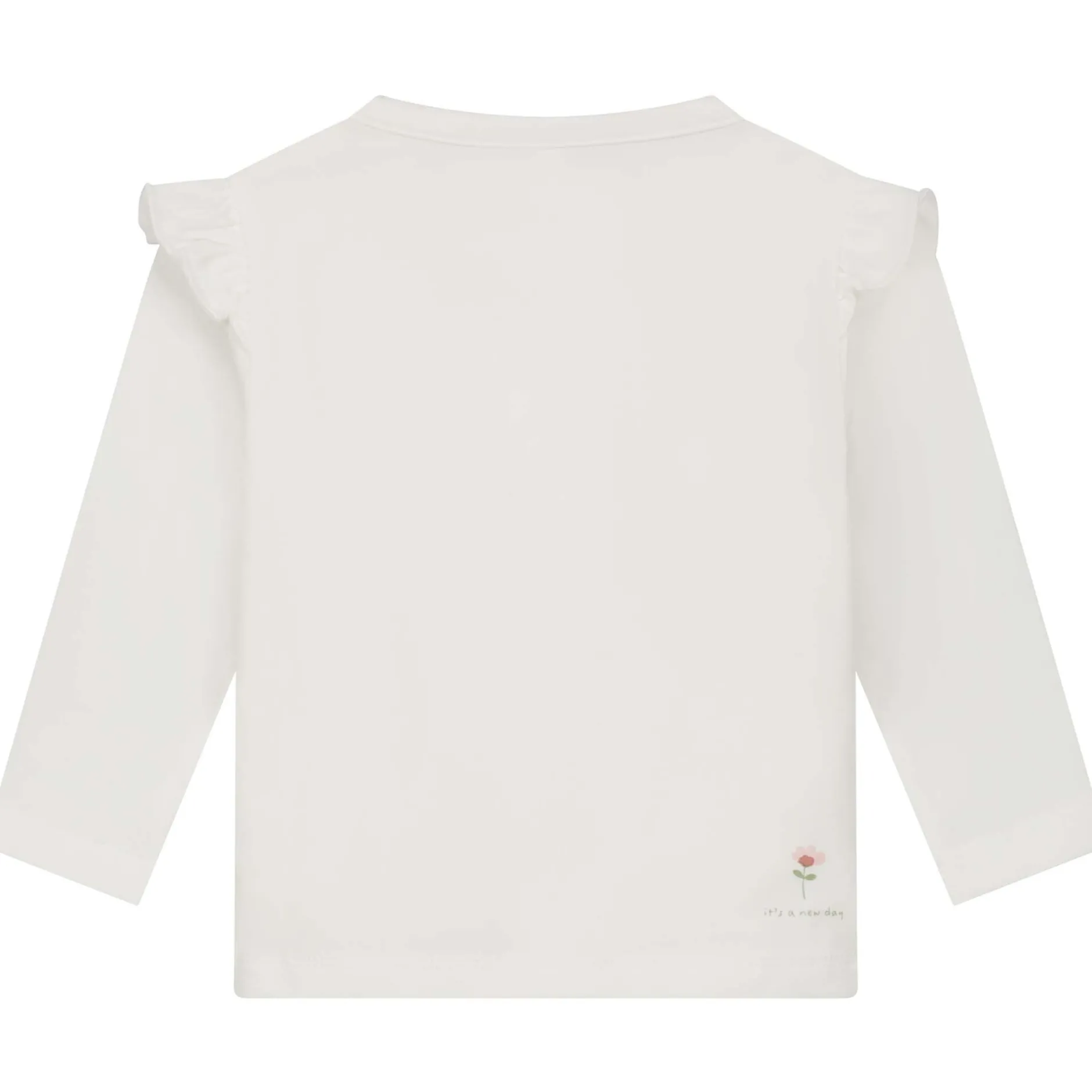 Mutsjes & Haarbandjes|Broeken*Prénatal Hello new day newborn shirt, broek & haarband Ivory White