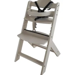 Wipstoelen & Bouncers*Prénatal houten kinderstoel Evan bundel taupe