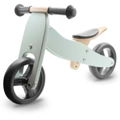 Loopfietsen & Loopwagens|Buitenspeelgoed*Prénatal houten loopfiets 4-in-1 Soft Green Grey