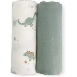 Doeken & Luiers*Prénatal hydrofiele doeken dino 2 stuks  multi