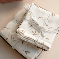 Doeken & Luiers*Prénatal hydrofiele luiers graan 3 stuks taupe
