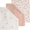Washandjes*Prénatal hydrofiele washandjes 3 stuks  roze