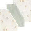 Washandjes*Prénatal hydrofiele washand kleine vriendjes 3 stuks  wit