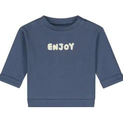 Mutsjes & Haarbandjes|Broeken*Prénatal &Joy newborn muts, sweater & broek teddy Dark Kobalt