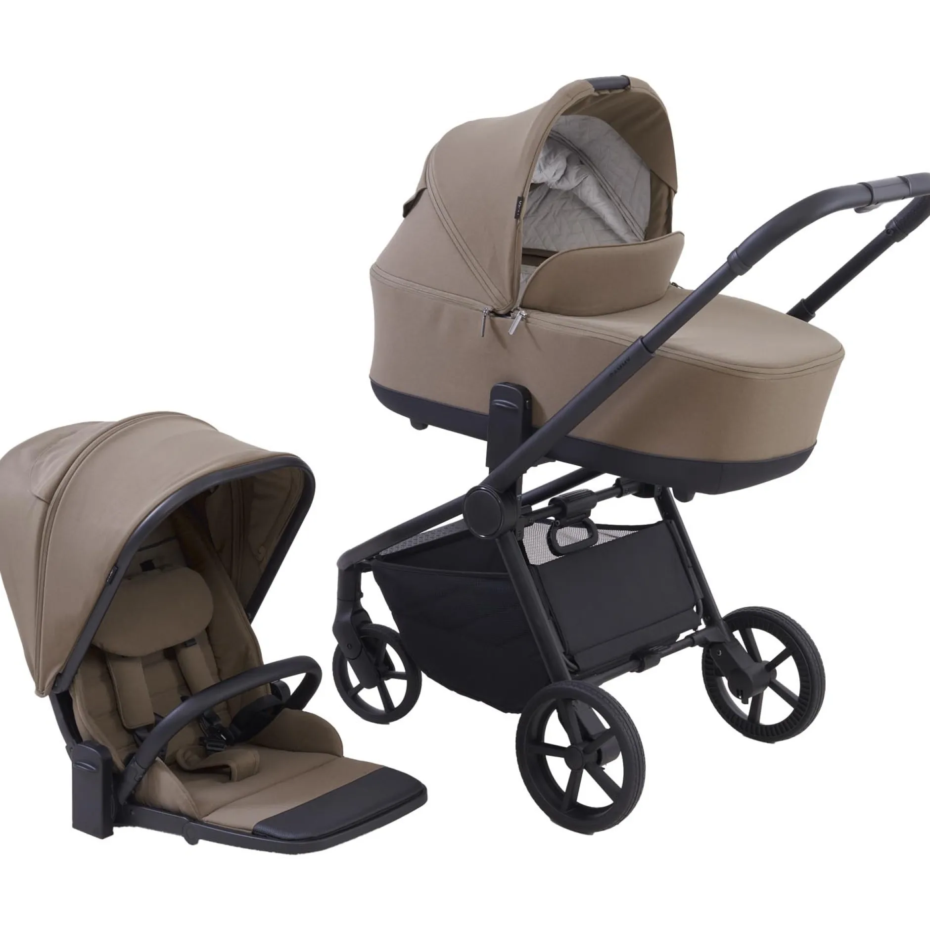 Kinderwagens*Prénatal kinderwagen Sammy Taupebrown