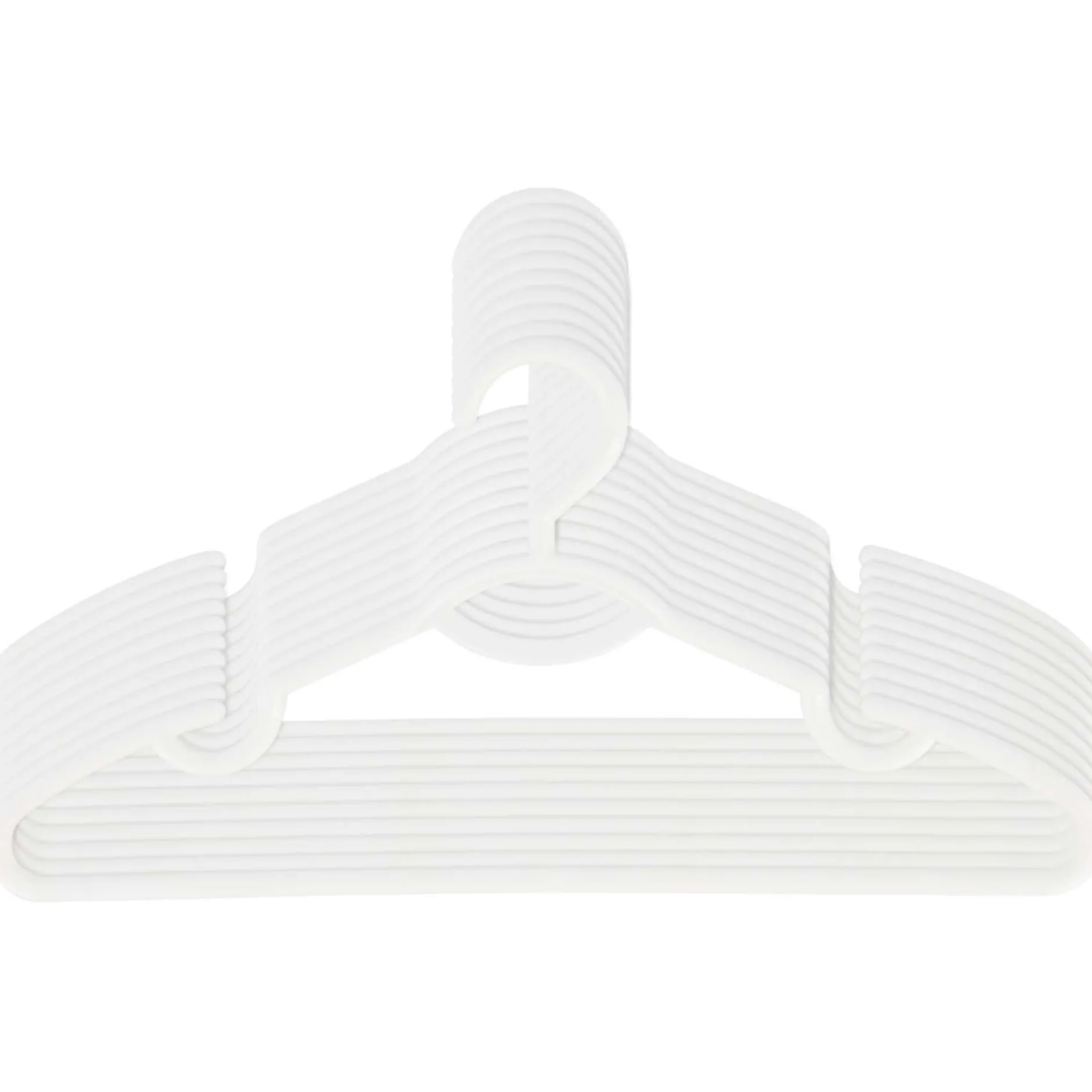 Kledinghangers*Prénatal kledinghanger plastic 10-pack wit