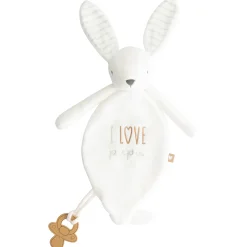 Feestartikelen|Fopspenen & Accessoires*Prénatal Knuffeldoekje I Love Papa wit