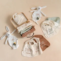 Feestartikelen|Fopspenen & Accessoires*Prénatal Knuffeldoekje I Love Papa wit