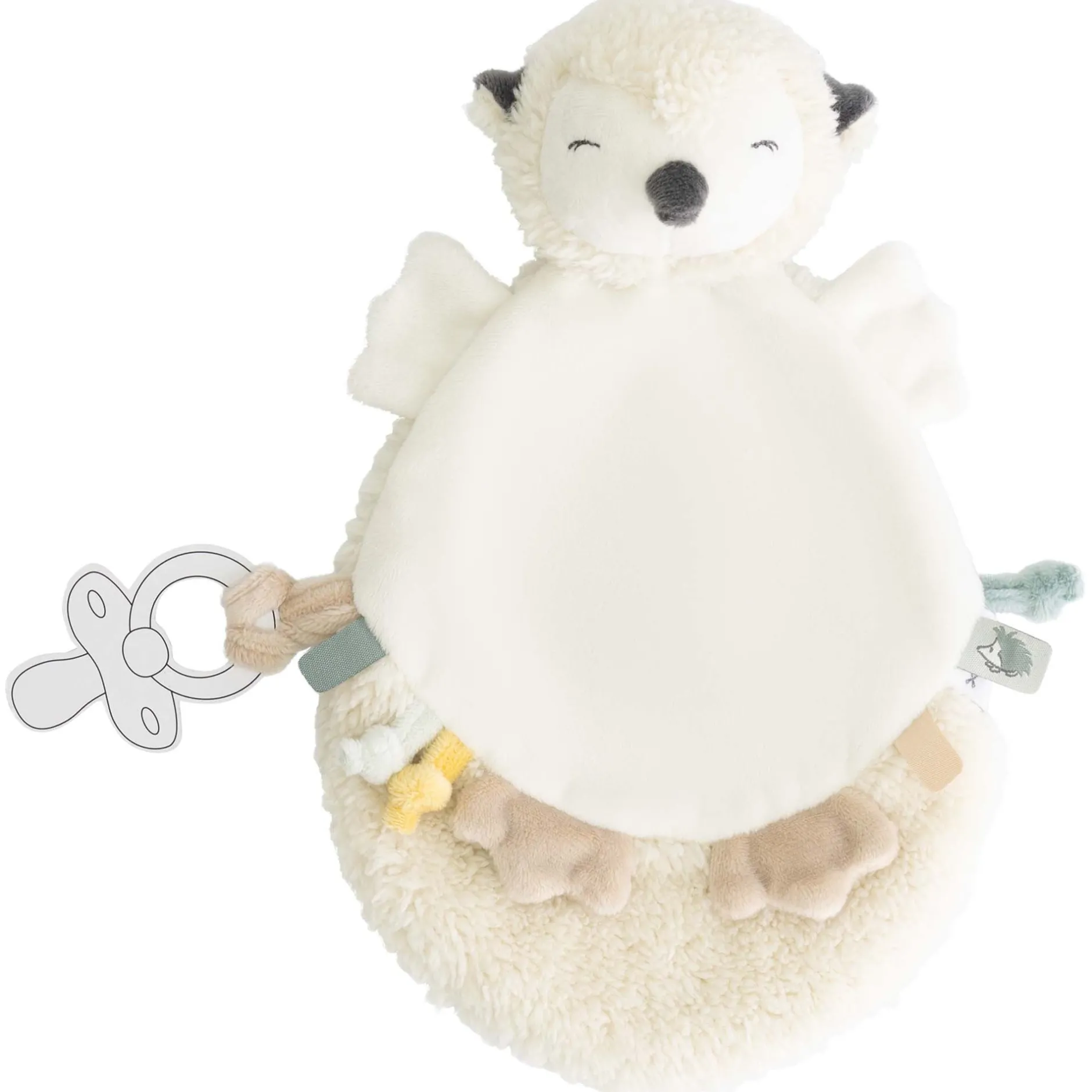 Knuffeldoekjes|Fopspenen & Accessoires*Prénatal knuffeldoekje Kleine Vriendjes wit