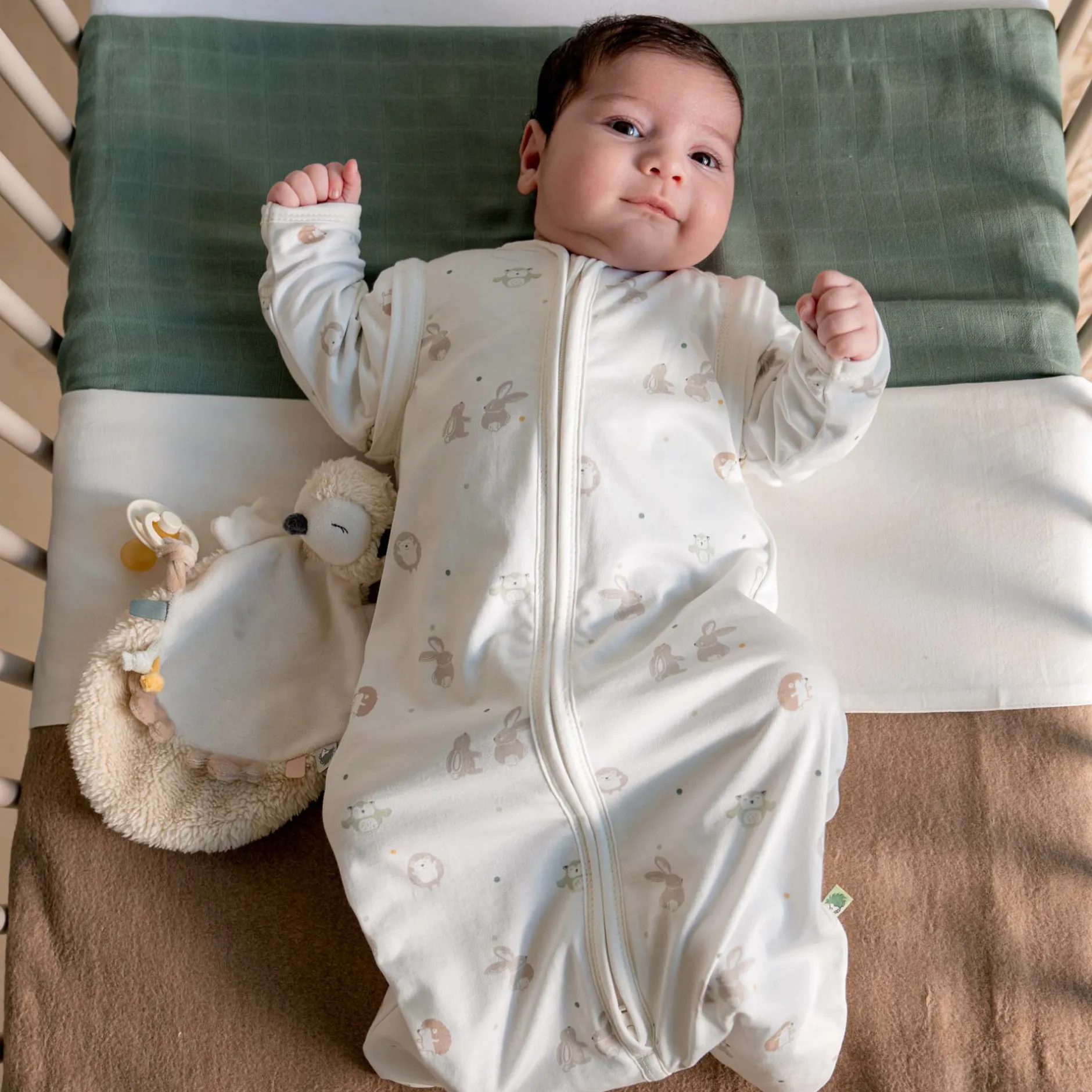 Knuffeldoekjes|Fopspenen & Accessoires*Prénatal knuffeldoekje Kleine Vriendjes wit