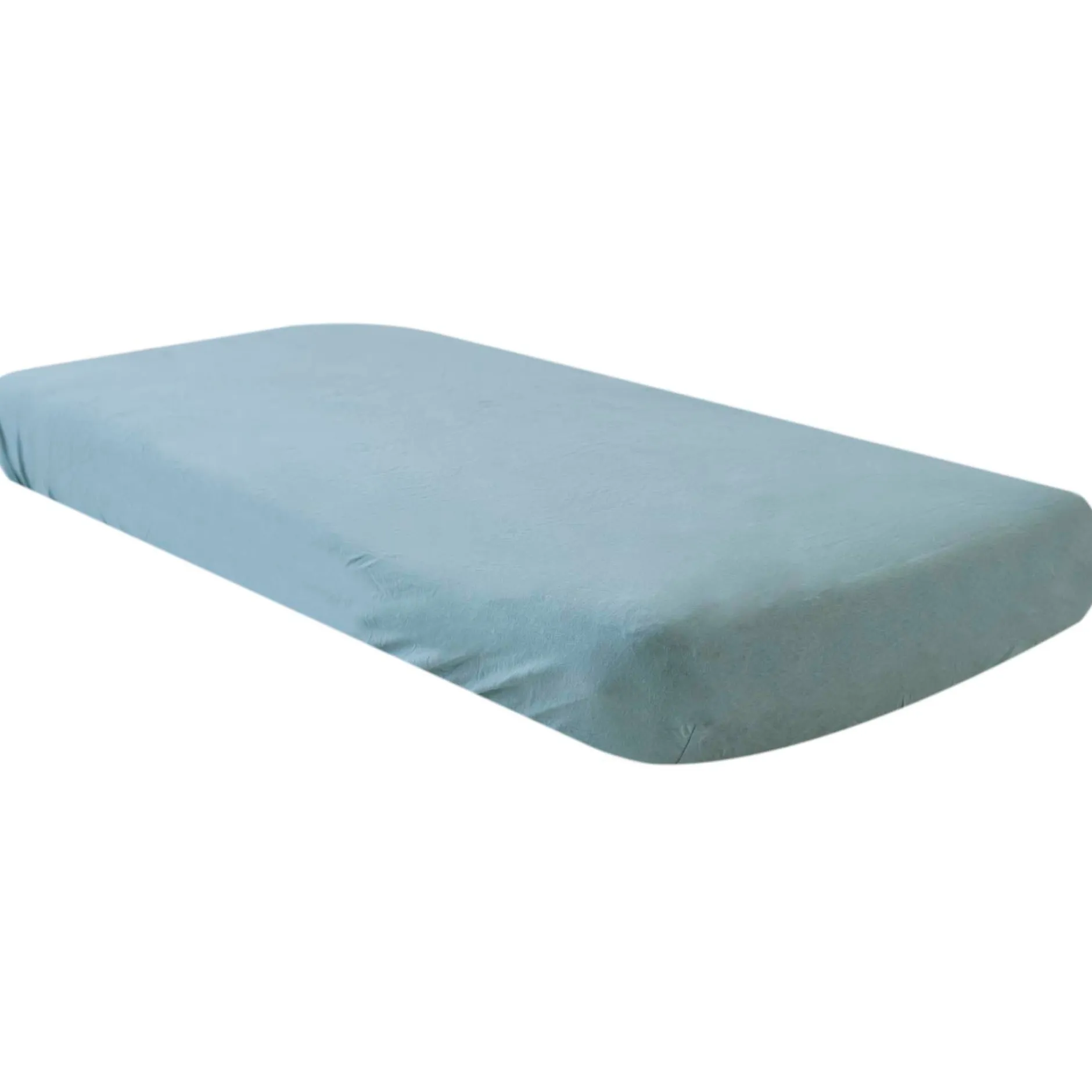 Hoeslakens*Prénatal ledikant hoeslaken turquoise