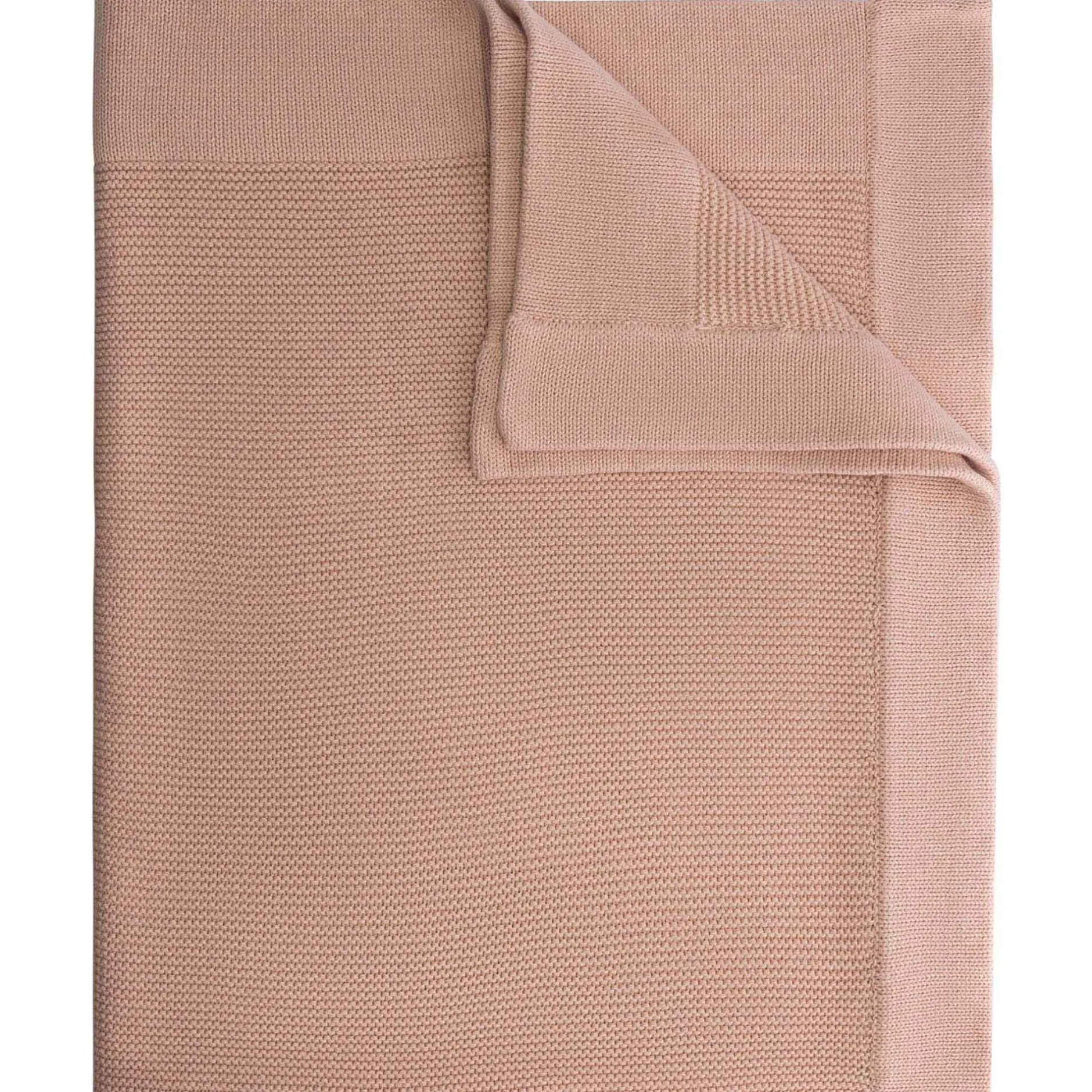 Dekens*Prénatal ledikantdeken Little Knits roze