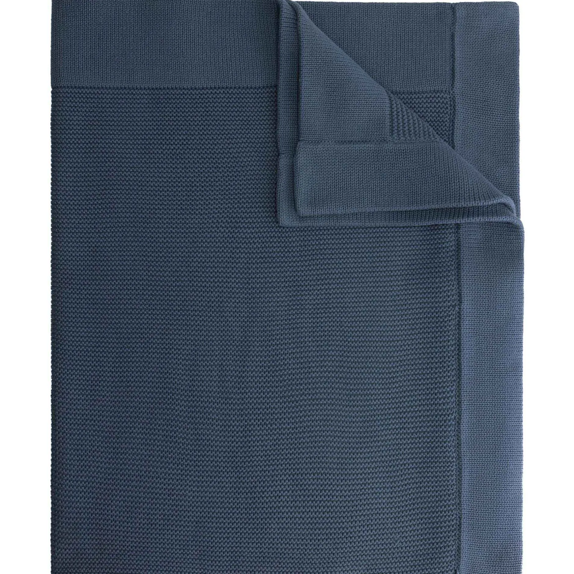 Dekens*Prénatal ledikantdeken Little Knits blauw