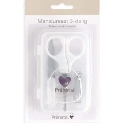 Handverzorging*Prénatal manicure setje in doosje wit