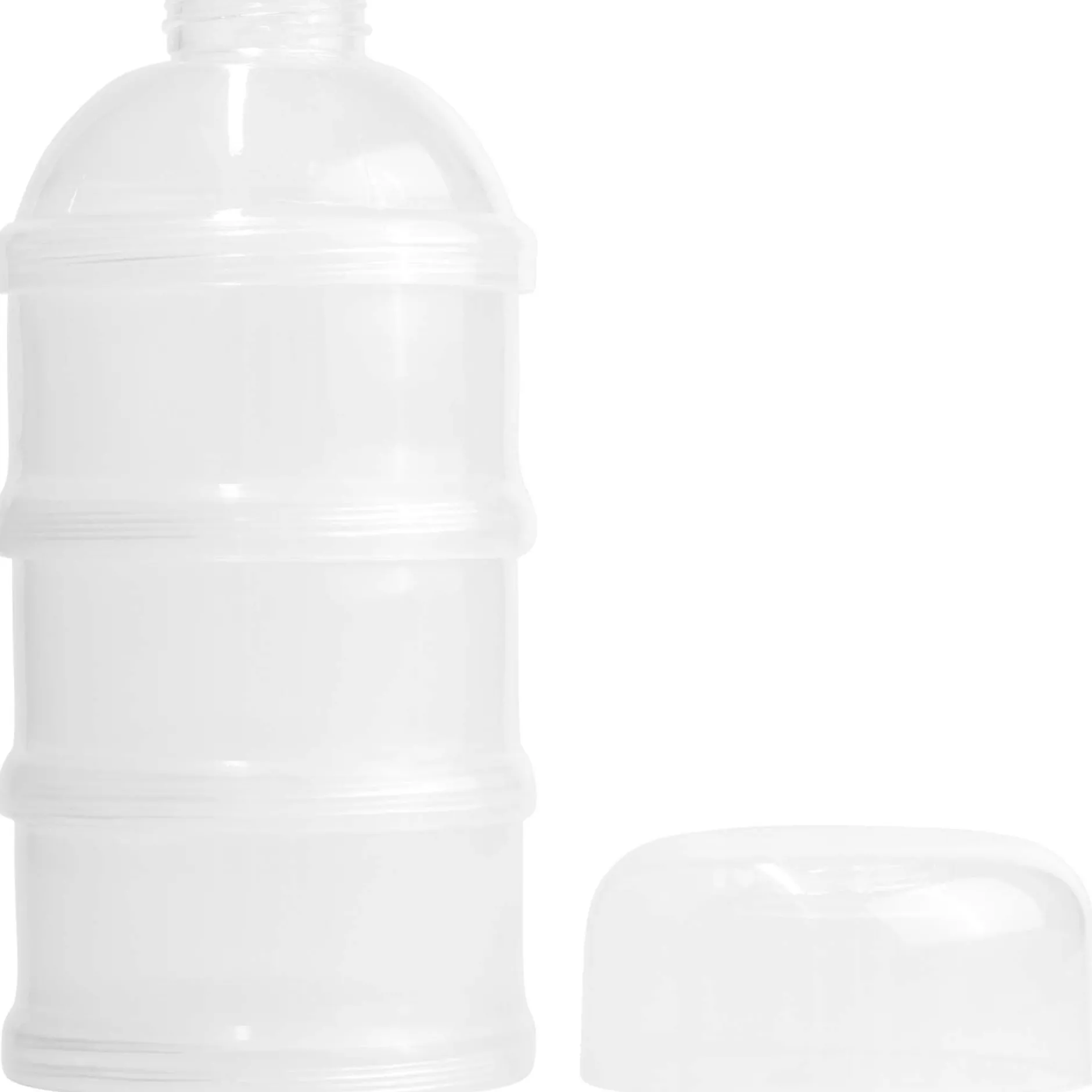 Melkpoedertorens & Bewaarbakjes*Prénatal Melkpoedercontainer 3laags transparant