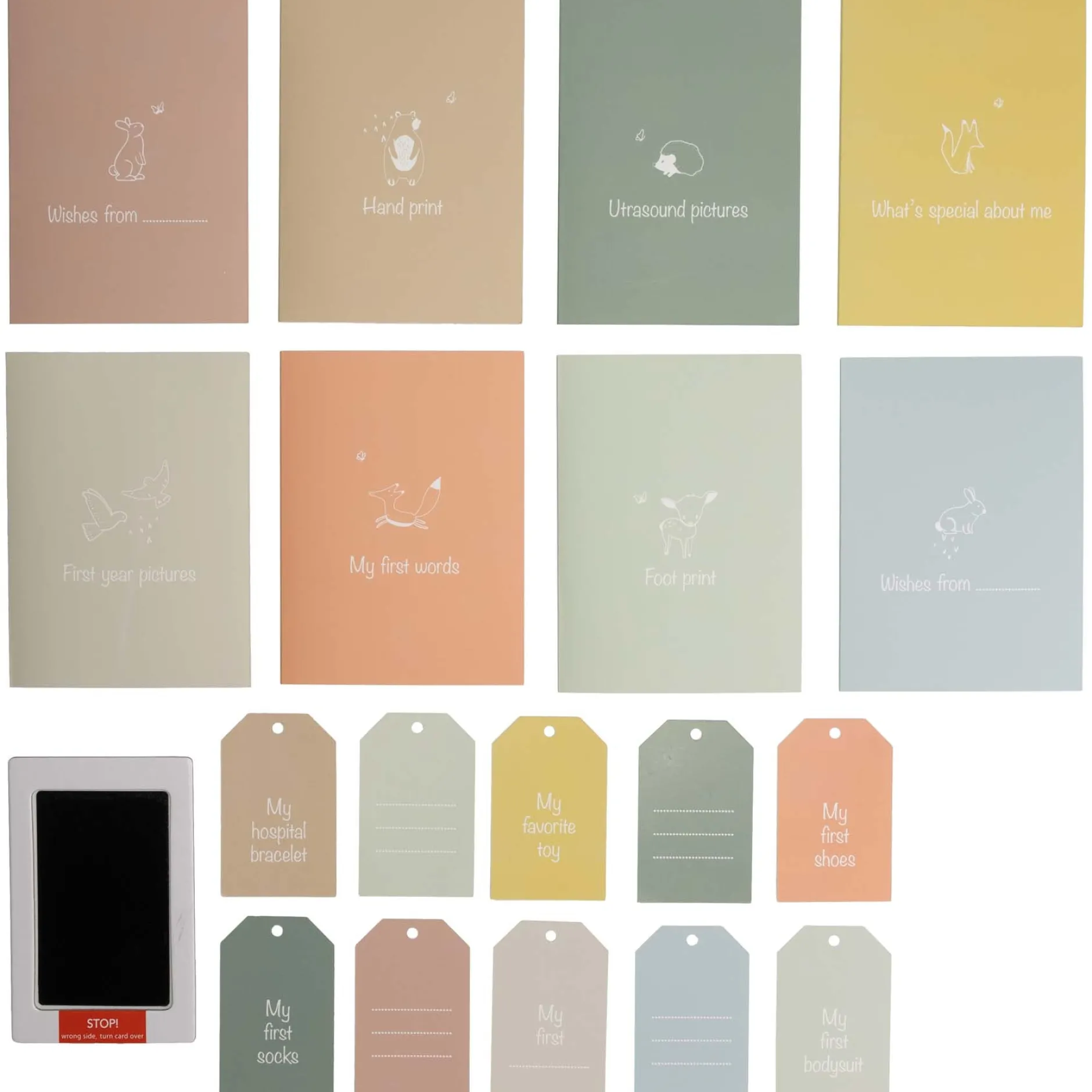 Feestartikelen|Kraamcadeaus*Prénatal memory box Green