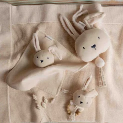 Muziekmobielen & Muziekdoosjes*Prénatal muziekdoosje Little Knits Ecru Melange
