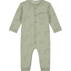 Boxpakjes|Boxpakjes & Jumpsuits*Prénatal newborn boxpakje Pure lange mouwen all over print groen LightGreenshade