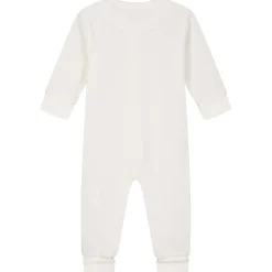 Boxpakjes|Boxpakjes*Prénatal newborn boxpakje rib velours lange mouwen effen wit Ivory White