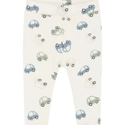 Broeken & Tuinbroeken|Broeken & Leggings*Prénatal newborn broek  all over print wit Ivory White