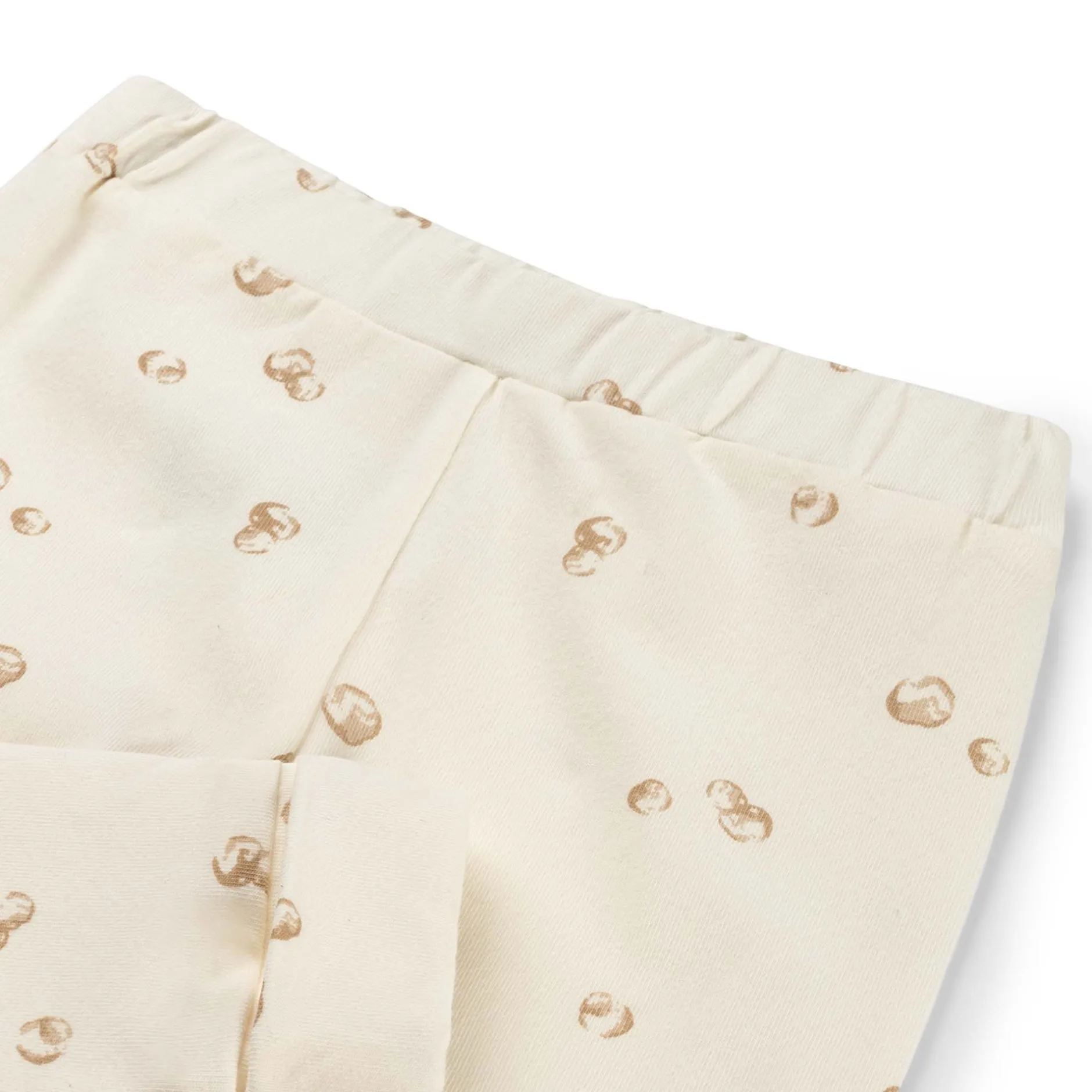 Broeken & Tuinbroeken|Broeken & Leggings*Prénatal newborn broek all over print beige Dark Off-White