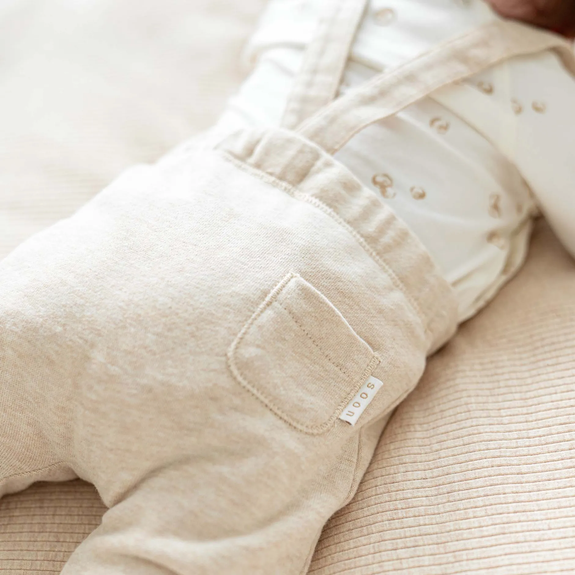 Broeken & Tuinbroeken|Broeken & Leggings*Prénatal newborn broek beige Beigebrown