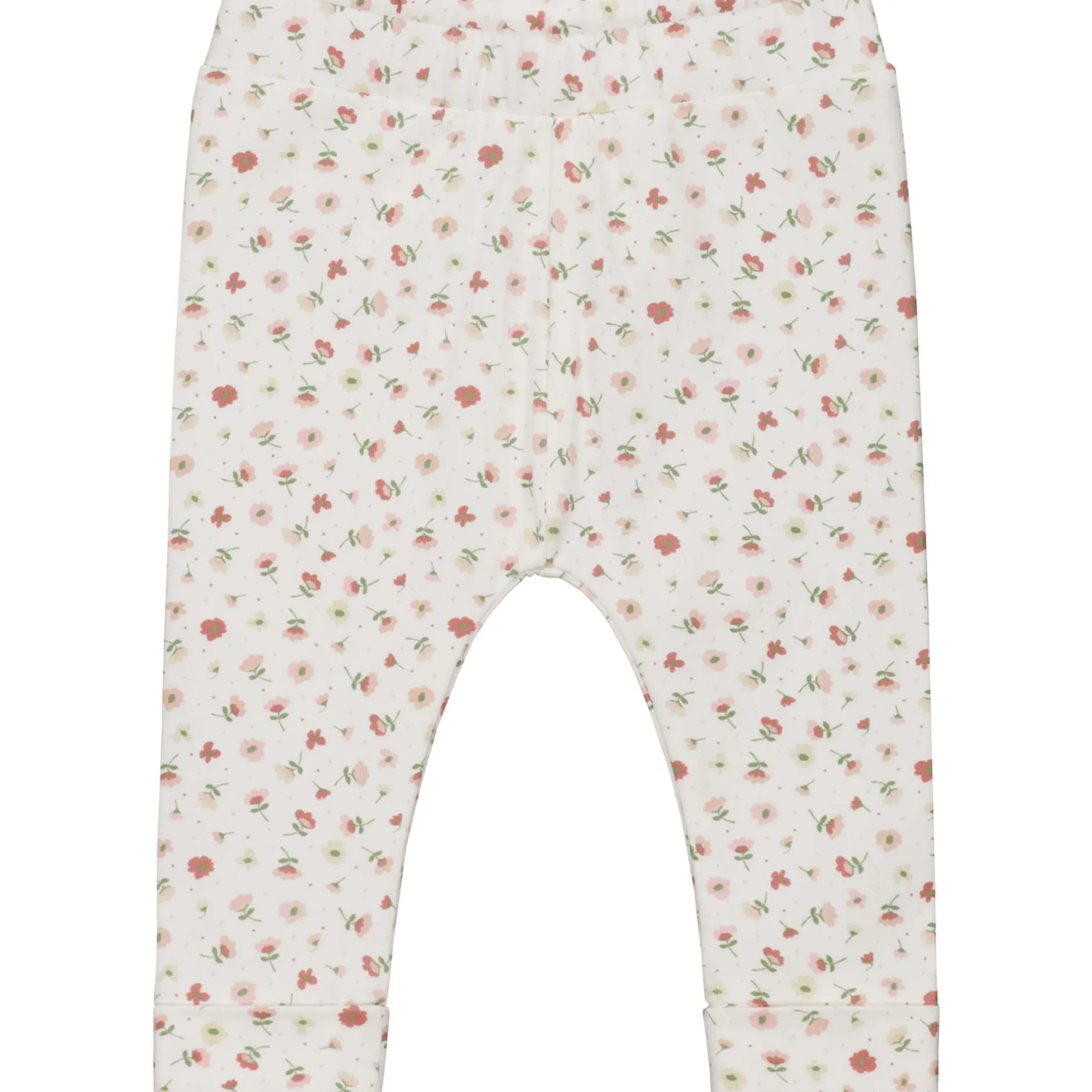 Broeken & Leggings|Broeken*Prénatal newborn broek bloemen roze Powder Pink