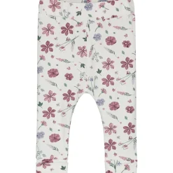 Broeken & Leggings|Broeken*Prénatal newborn broek bloemen roze Ivory White