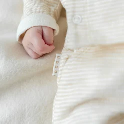 Broeken & Tuinbroeken|Broeken & Leggings*Prénatal newborn broek dubbeldoek  effen beige Beigebrown