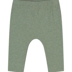 Broeken & Tuinbroeken|Broeken & Leggings*Prénatal newborn broek  effen groen Dark Green Melange