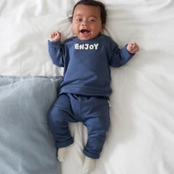 Broeken & Tuinbroeken|Broeken & Leggings*Prénatal newborn broek effen blauw Dark Kobalt