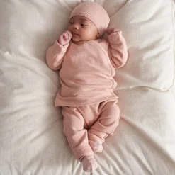 Broeken & Leggings|Broeken*Prénatal newborn broek  effen roze Powder Pink