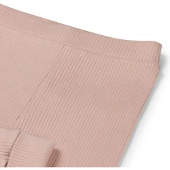 Broeken & Leggings|Broeken*Prénatal newborn broek rib  effen roze Powder Pink