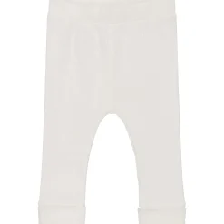 Broeken & Tuinbroeken|Broeken & Leggings*Prénatal newborn broek rib   wit Ivory White