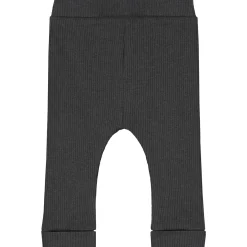 Broeken & Leggings|Broeken*Prénatal newborn broek rib  effen antraciet Deep Grey Melange